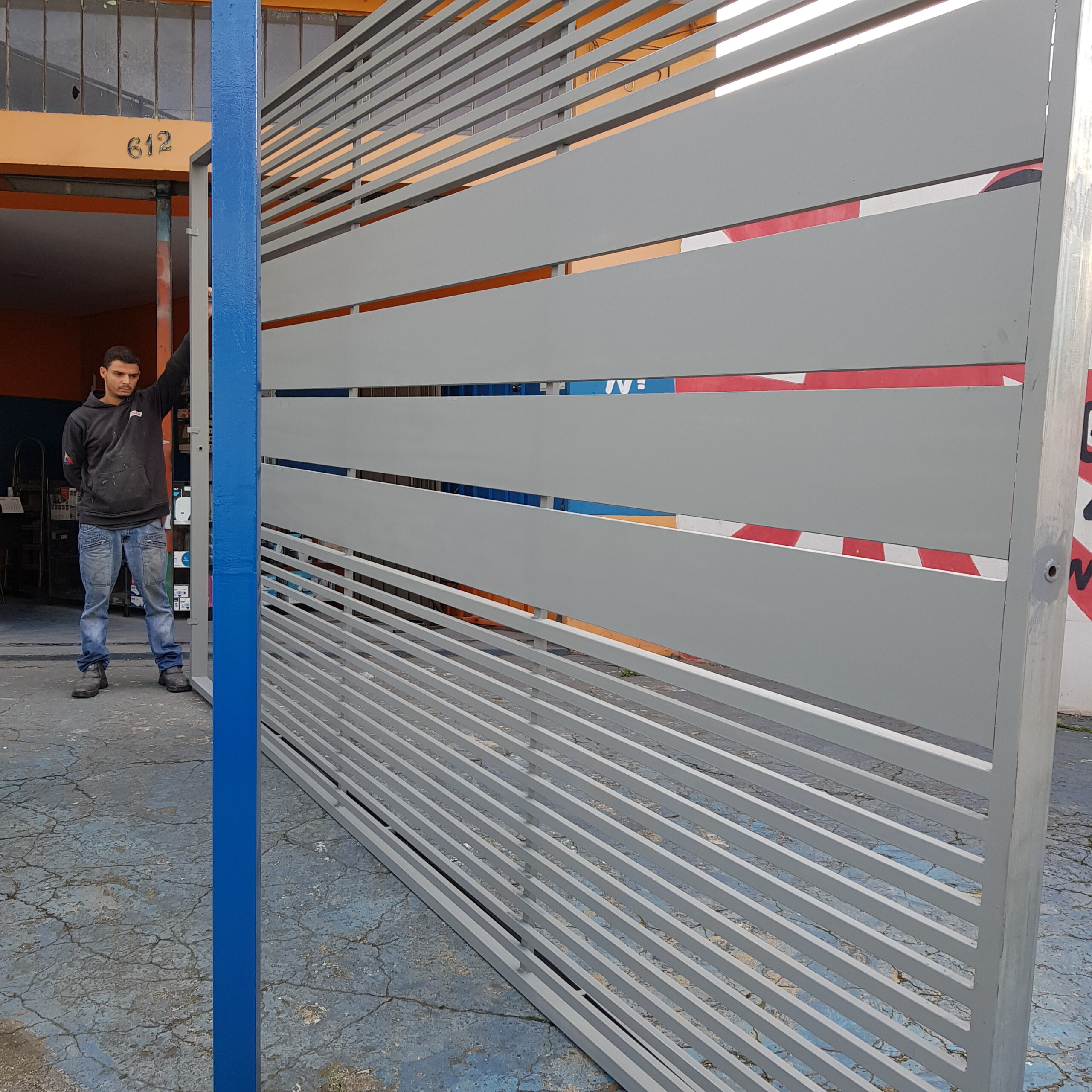 Portão Automático Galvanizado