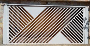 Portões de Ferro Galvanizado portão automático na diagonal