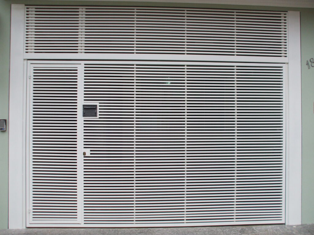 portão de tubo galvanizado na horizontal