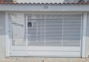 Portões de Ferro Galvanizado portão tubular galvanizado com chapa